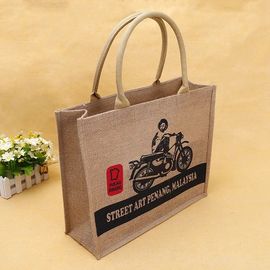 Chine Sacs d'emballage de jute de coton d'OEM pour l'impression d'empreinte de Digital de légumes fruits fournisseur