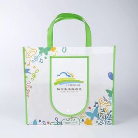Chine Sac d'emballage pliable vert écologique avec l'impression offset instantanée de fermeture fournisseur