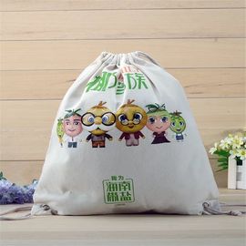 Chine Belles taille et couleur adaptées aux besoins du client de sac de cordon de toile de coton de broderie fournisseur