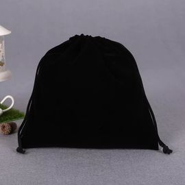 Chine Sacs de cordon organiques noirs de luxe de coton du sac de cordon de toile/100% fournisseur