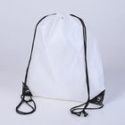 Chine Sac à dos blanc de cordon de Trainning, grand sac imperméable de sports de cordon société