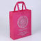 D'épicerie transfert de chaleur rose de sacs de textile tissé non imprimant la conception d'OEM fournisseur