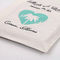 Beaux sacs d'emballage réutilisables de toile de coton pour la taille adaptée aux besoins du client par dames fournisseur