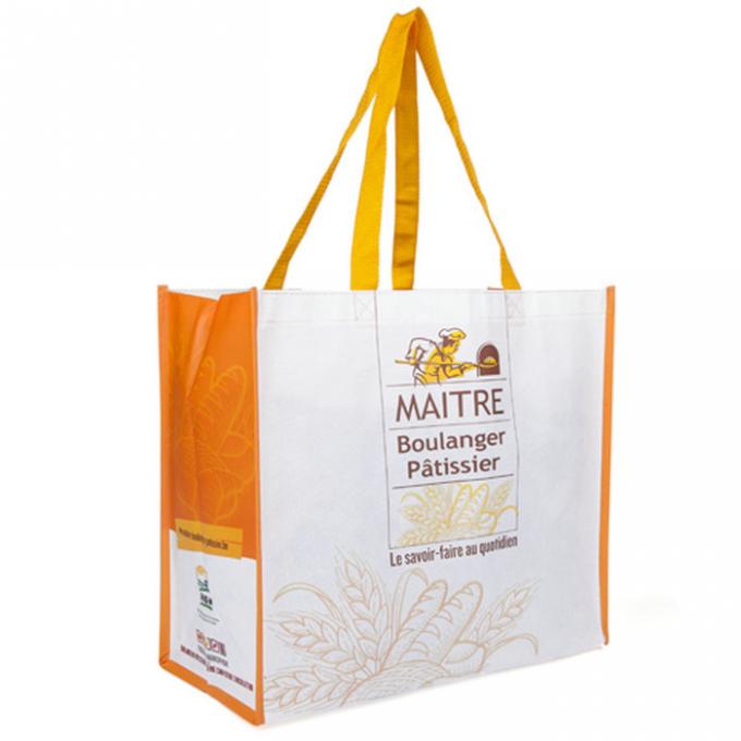 Les sacs d'emballage tissés de polypropylène pour empaqueter et extérieurs blancs portent l'utilisation
