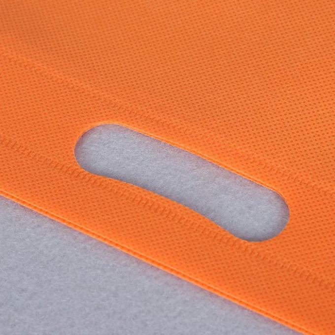 Sacs adaptés aux besoins du client de textile tissé de logo non avec la conception pliable d'impression offset