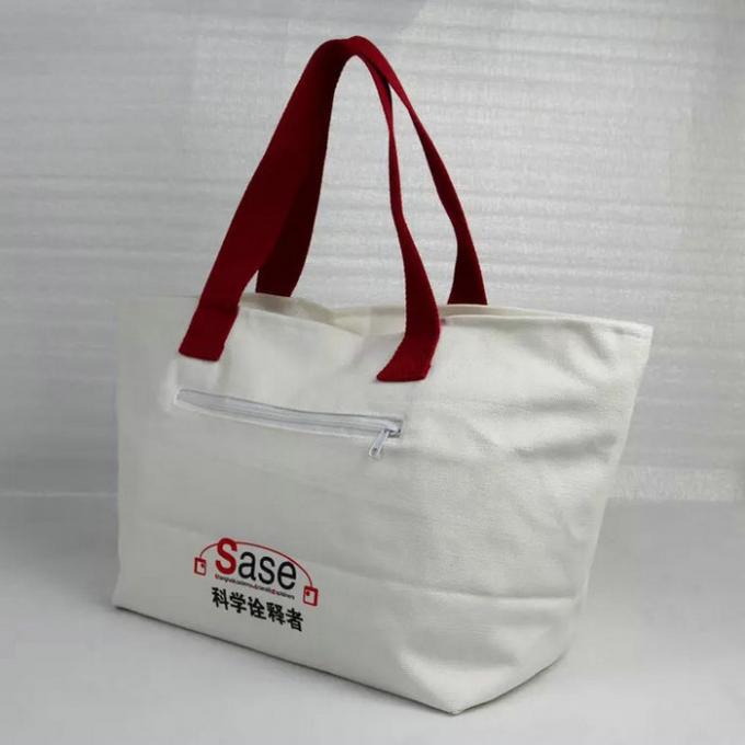 Toile personnalisée manipulée de sacs à provisions, sacs d'emballage de toile d'extra large d'OEM
