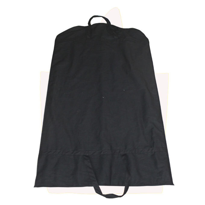 Le sac de vêtement du costume des hommes 90GSM noirs avec sérigraphient imprimer l'estampillage chaud